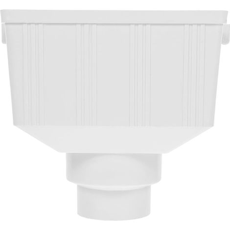 Accessoire PVC pour Gouttière Descente Récupérateur Eau Pluie et Étanche Système Collecte Eau Pluie Compatible Barils Résistant Aux Chocs et Vieillissement Installation Facile (1/5)