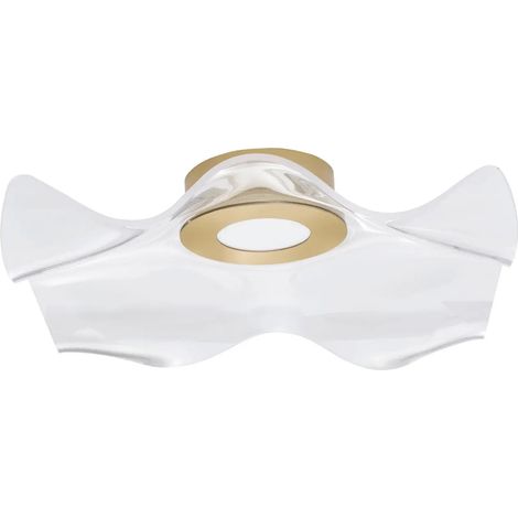 [NEUWERTIG] B-Ware Nova Luce Deckenleuchte Deckenlampe Siderno Led Gold Warmweiß 50 Cm 31 W Lampe
