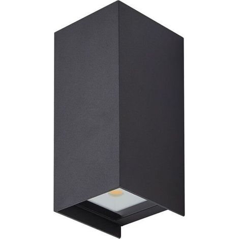 Applique murale extérieure LED double faisceaux 6W IP65 720 lm gris anthracite 3000K (1/4)