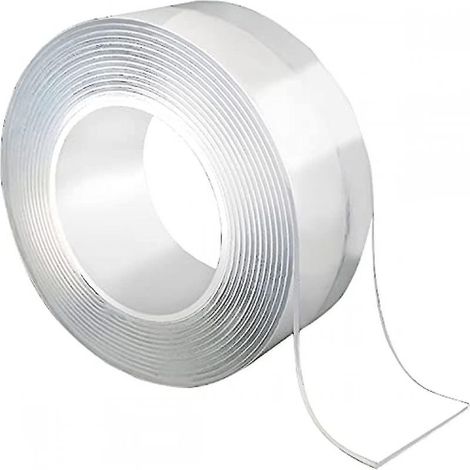 Ruban adhésif double face lavable et non marquant, 10 mm x 3 m, réutilisable (1/4)