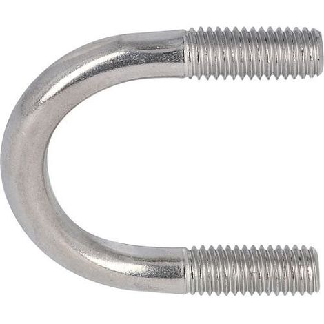 Étrier en acier rond forme A, sans écrous ni rondelles art. 3570 A4 A 25 diamètre nominal 15 - M 8 conditionnement : 10
