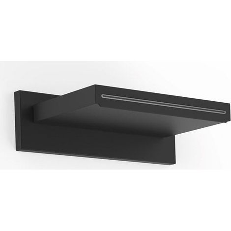 TRES 29990304NM COMPLEMENTOS DE DUCHA Rociador De Ducha A Pared Color Negro Mate - ref: 29990304NM
