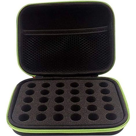 pair Boîte Huile Essentielle, 30 Boîteilles Imperméable Aromathérapie Boîte De Rangement Housse De Transport Trousses De Toilette Sac Voyage pour Le Stockage à La Maison Et Les Voyages(Vert)-Fei Yu