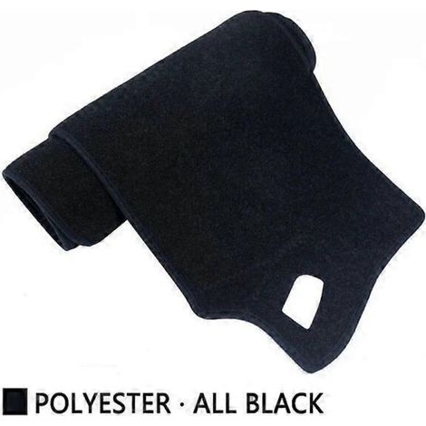 Tapis de tableau de bord pour Peugeot 508, 508sw et 508GT (2010-2018) - Protection solaire intégrée avec écran LCD - Polyester noir (1/5)