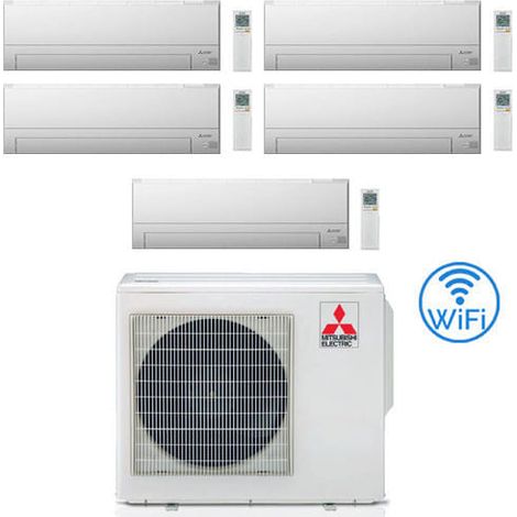 Climatiseur Mitsubishi MSZ-BT Wifi R32 Penta Split Inverter 9000 + 9000 + 9000 + 9000 + 9000 BTU avec U.E. MXZ-5F102VF NOUVELLE classe A++/A++ (1/4)