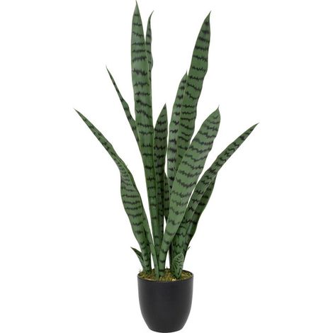 Plante Artificielle Sansevieria "Toby" 90cm Vert (1/3)