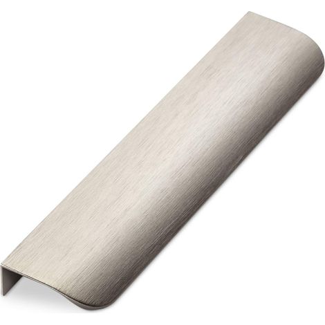 Griffleiste BLANKETT round 200 x 18 x 42 mm Aluminium Edelstahloptik gebürstet (1/5)