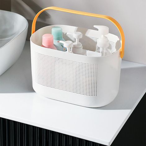 Mehrzweck-Aufbewahrungskorb mit Hohlprofil, ergonomischem Griff und belüftetem Boden (1/5)