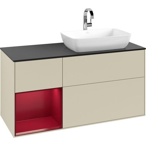 Villeroy & Boch F802HBHJ Meuble sous lavabo Finion F80 (1/3)