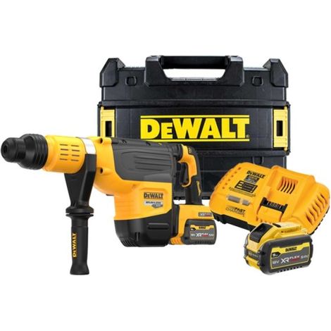 SDS-Max XR Flexvolt 54V Bohrhammer DEWALT 13,3J + 2 Batterien 3Ah - DCH735X2-QW