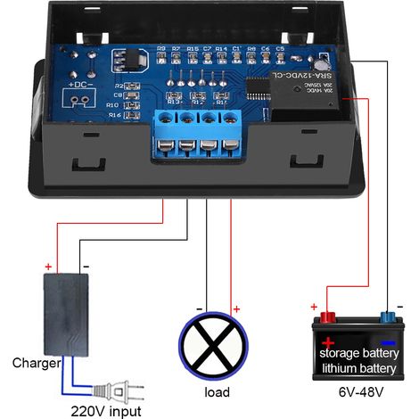 YX815 6V-48V Batterielade- und Unterspannungsregler (1/5)