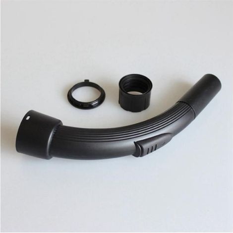 2X Extrémité de Tuyau D'Aspirateur Universel Partie Pliée Poignée Pliée Tube Ensemble 32mm noir (1/5)