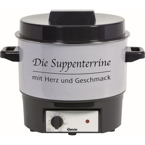 Soupière Party acier émaillé H 370 mm - Bartscher 16 L