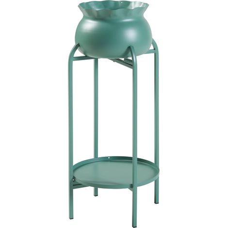 Soporte para plantas de exterior 81 x 40 x 40 cm verde 030010339