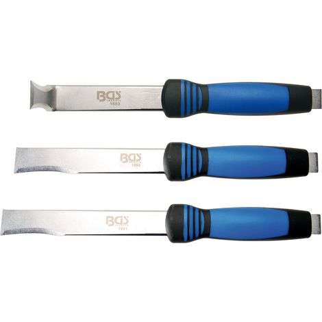 Jeu de 3 burins de carrossier bgs technic a poignee confort (1/3)