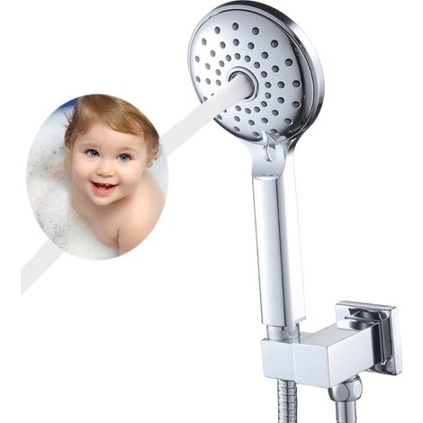 Duschstange mit Schieber, drehbarer Brausehalter, Brausehalter, Schlauchanschluss