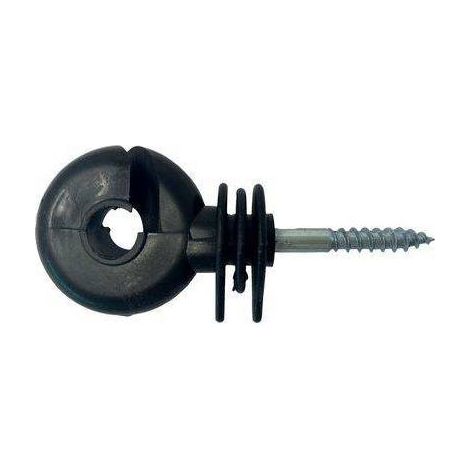 50,0 x ISOLATORE ELETTRORECINZIONE OCCHIOLO VITE LEGNO