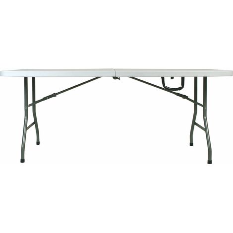 garbar SMART Mesa Rectangular Plegable Interior, Exterior 182x75,5 Gris