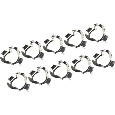 Supports de phares H7 pour automobiles, fixations métalliques pour ampoules LED, multicolores (1/2)