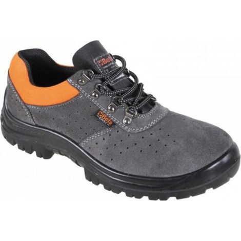 Scarpe antifortunistiche basse serie Easy n°45, pelle scamosciata grigia BETA
