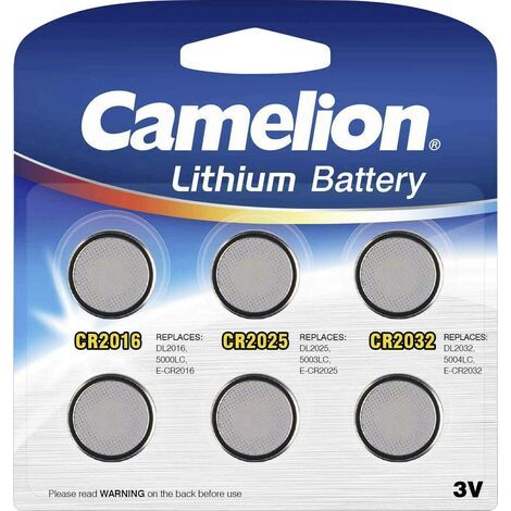 Jeu de piles bouton lithium Camelion 13000600 6 pc(s) S346631 (1/3)
