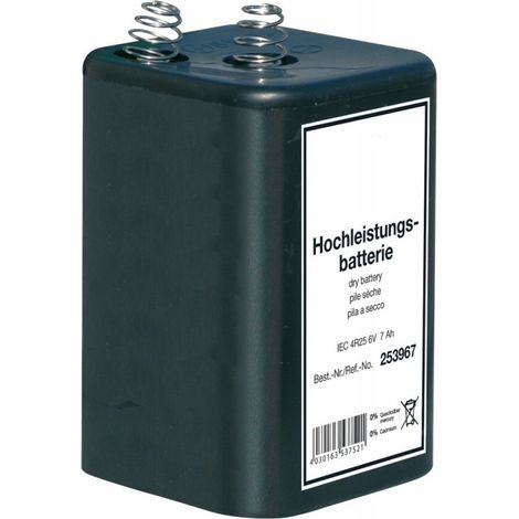 Pacco Batteria Iec4R25 6V / 7Ah Quecksilberfrei (A 24)