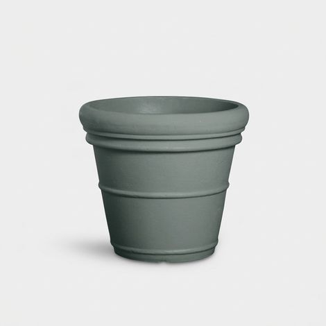 Pot de fleurs d'extérieur en polyéthylène Neoclassic Piccolo - Gris (1/3)