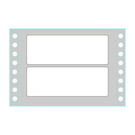 Tico TAB1-1003 etiqueta autoadhesiva Rectángulo Permanente Blanco 4000 pieza(s) (1/2)