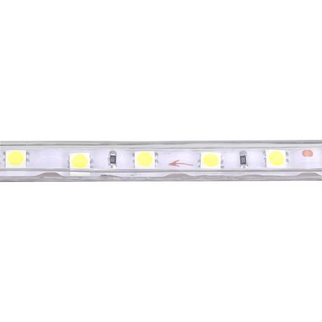 Wasserdichter SMD 5050 LED-Streifen, 220 V, 60 LEDs/m, flexibles dekoratives Lichtband, 1 Meter, Weiß (1/5)