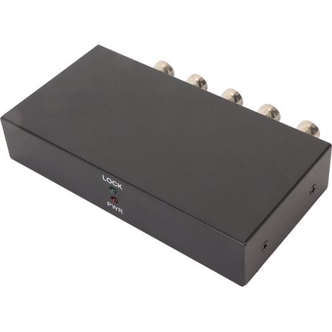 Répartiteur SDI professionnel compatible 1080p, 3G HD et SD, 1 entrée, 4 sorties, pour stations de télévision, lieux de travail et systèmes de vidéosurveillance. Alimentation 100-240 V (prise européen (1/5)