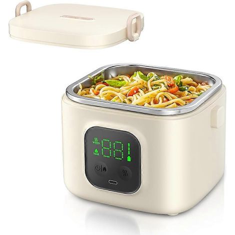 Kabellose elektrische Lunchbox für Erwachsene und Kinder, USB-C-Speisenwärmer, ideal für Arbeit und Schule. (1/5)