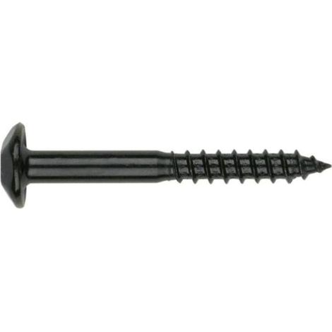 Tornillo Inviolable 07X080Mm Cabeza Redonda Negro Index 100 Pz