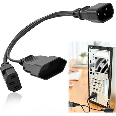 Power Cord for PDU Inverter, 250 V, 10 A, 30 Cm (1/5)