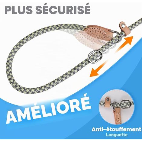 Adjustable Safety Collar Clips Safety Leash Connector ylon Double Ended Reflective Leash Connector Pet Leash Clips Safety Collar