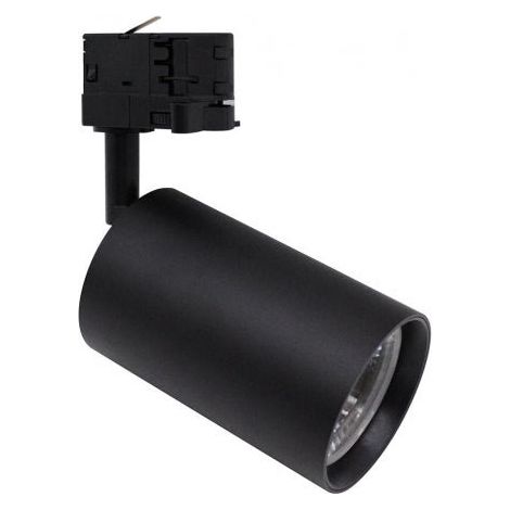 Spot LED sur Rail Triphasé CCT 30W 60° Noir - 3000K/4000K/6500K - SILAMP (1/2)