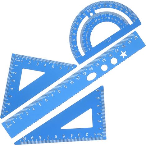 GALPADA Outils de dessin professionnels : règle et équerre, kit (1/5)