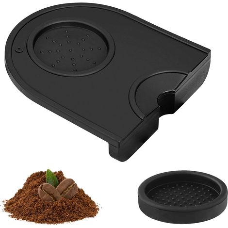 Tasseur à café expresso, 2 pièces, en silicone, idéal pour tasser le café moulu à la maison, au bureau ou dans un café.-AquaForge (1/5)