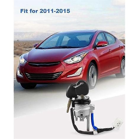 Cylindre de serrure de contacteur d'allumage sans clé compatible avec les contacteurs d'allumage fabriqués entre 2011 et 2015 (numéros de modèle 81910-3XA00 et 819103XA00) (1/5)