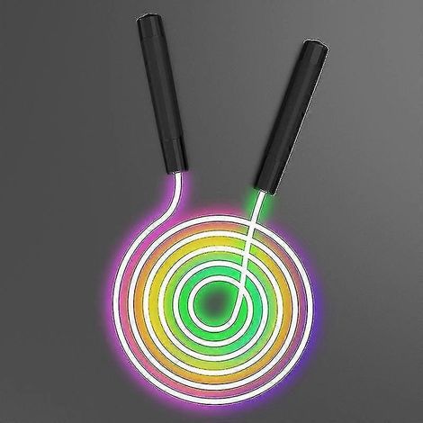 Corde à sauter lumineuse réglable de 2,8 m