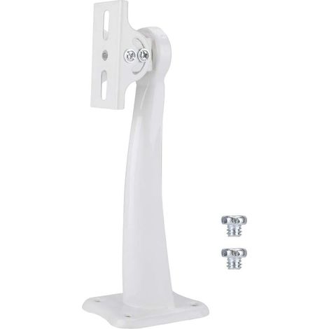 Enowelir Support de caméra épais, Support de montage mural de support de caméra de surveillance universel CCTV Support de montage au mur et au plafond pour extérieur (1/4)