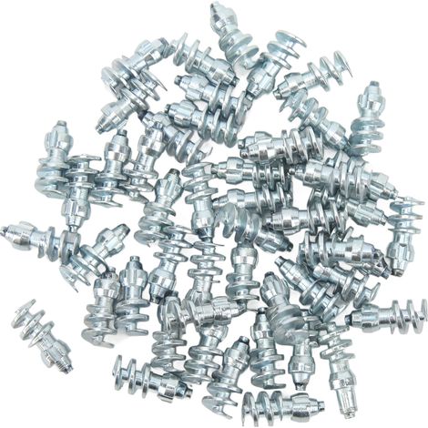 Goujons à vis pour pneus de roue en acier au tungstène, 50 pièces, pointes de neige, garniture antidérapante pour camion, chariot élévateur, véhicules tout-terrain. (1/4)