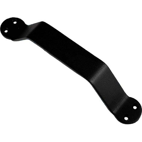 Poignée De Porte Coulissante - Acier Noir Robuste - Pour Cabanon Garage Portail - Lot De 1 (1/5)