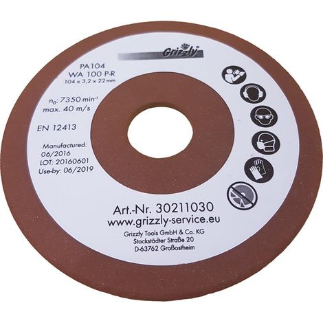 Disque d'affûtage pour affûteuse de chaîne adaptable sur EINHELL BG-CS 85 E