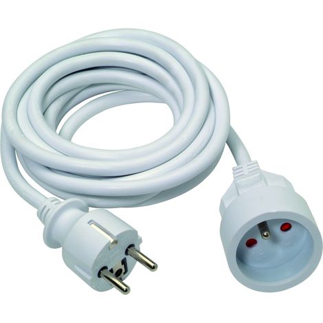 VERLÄNGERUNGSKABEL ELEC 3G1.5 PVC 3M WEISS PROFIL 502400135