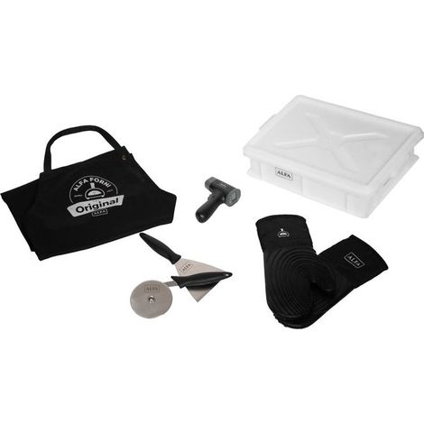 Alfa AC-SETPIZZA-E Essential Pizza Kit accessori per forni domestici e all'aperto colore Nero
