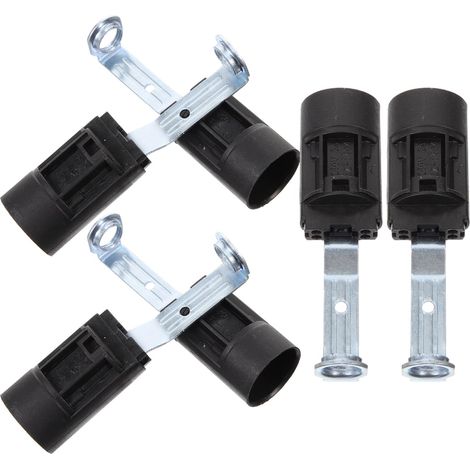 Douilles De Remplacement E14 Avec Support Pour Lampes DéCoratives, Hauteur Ajustable 70Mm, Lot De 6 PièCes, Accessoires Pour Lampes Et Lustres (1/5)