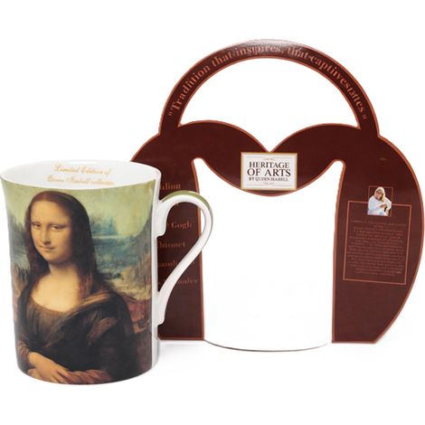 Taza de porcelana Leonardo da Vinci "Mona Lisa" de 300 ml como regalo (1/5)