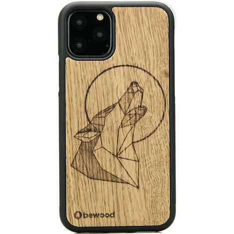 Custodia in legno per iPhone 11 PRO WOLF OAK (1/3)