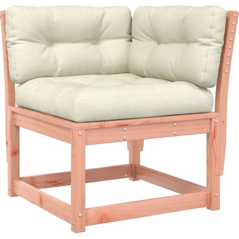 Maison Exclusive - Divano Angolo Giardino Cuscini 73x73x78 Legno Massello Douglas