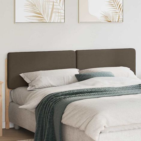 Gepolstertes Kopfteil mit Kopfteil Braun und Taupe 180 cm